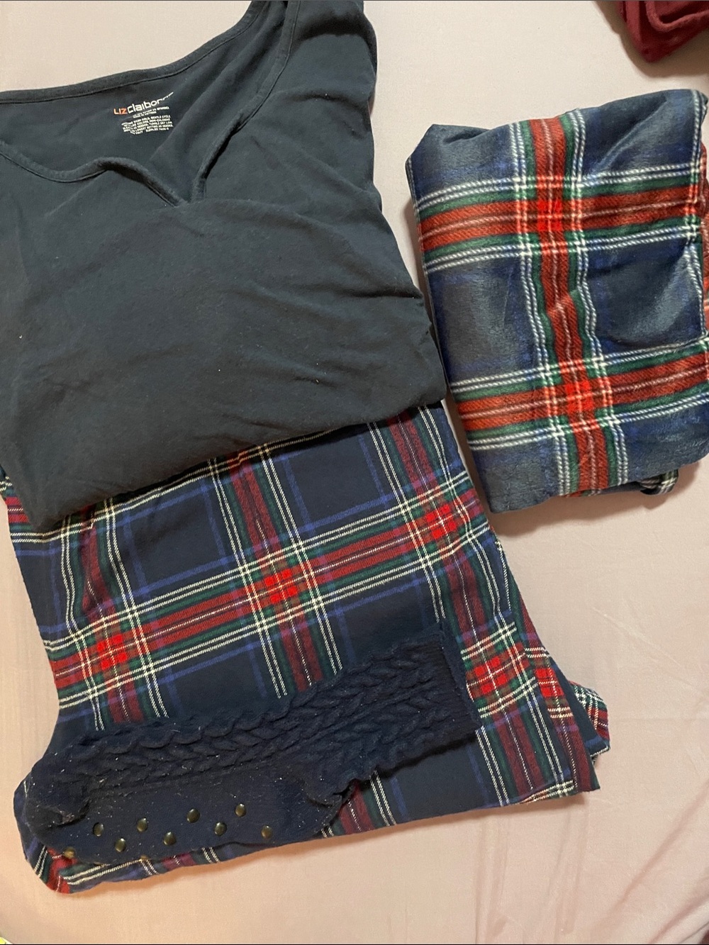 Women’s Long Sleeve Pajama 4 Piece Set